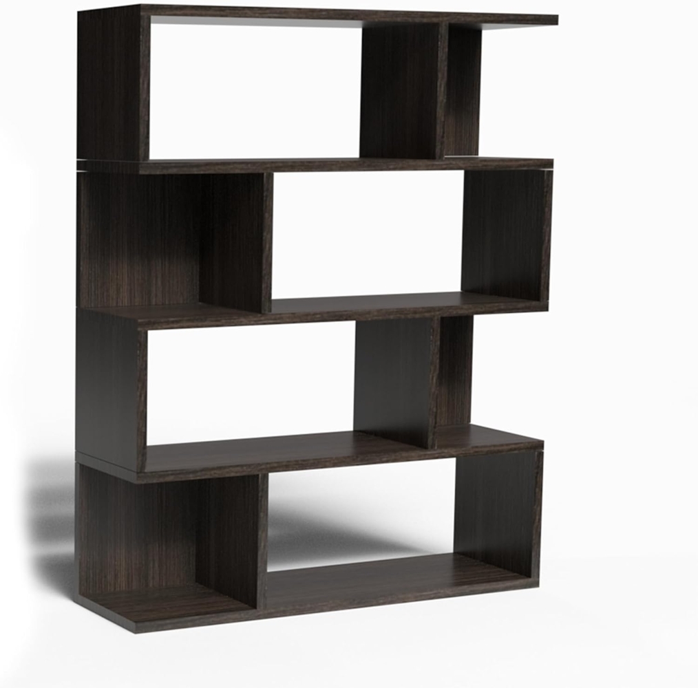 Mama Store Bücherregal, modular, vielseitig, Minimal, 4 Regale, Ulme Café 70 x 115 x 20 cm Bild 1