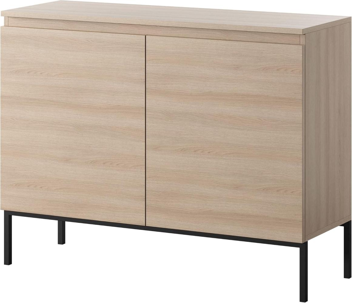 Selsey Bemmi - Kommode, Sideboard 2-türig, Lindberg Eiche, 100 cm Bild 1