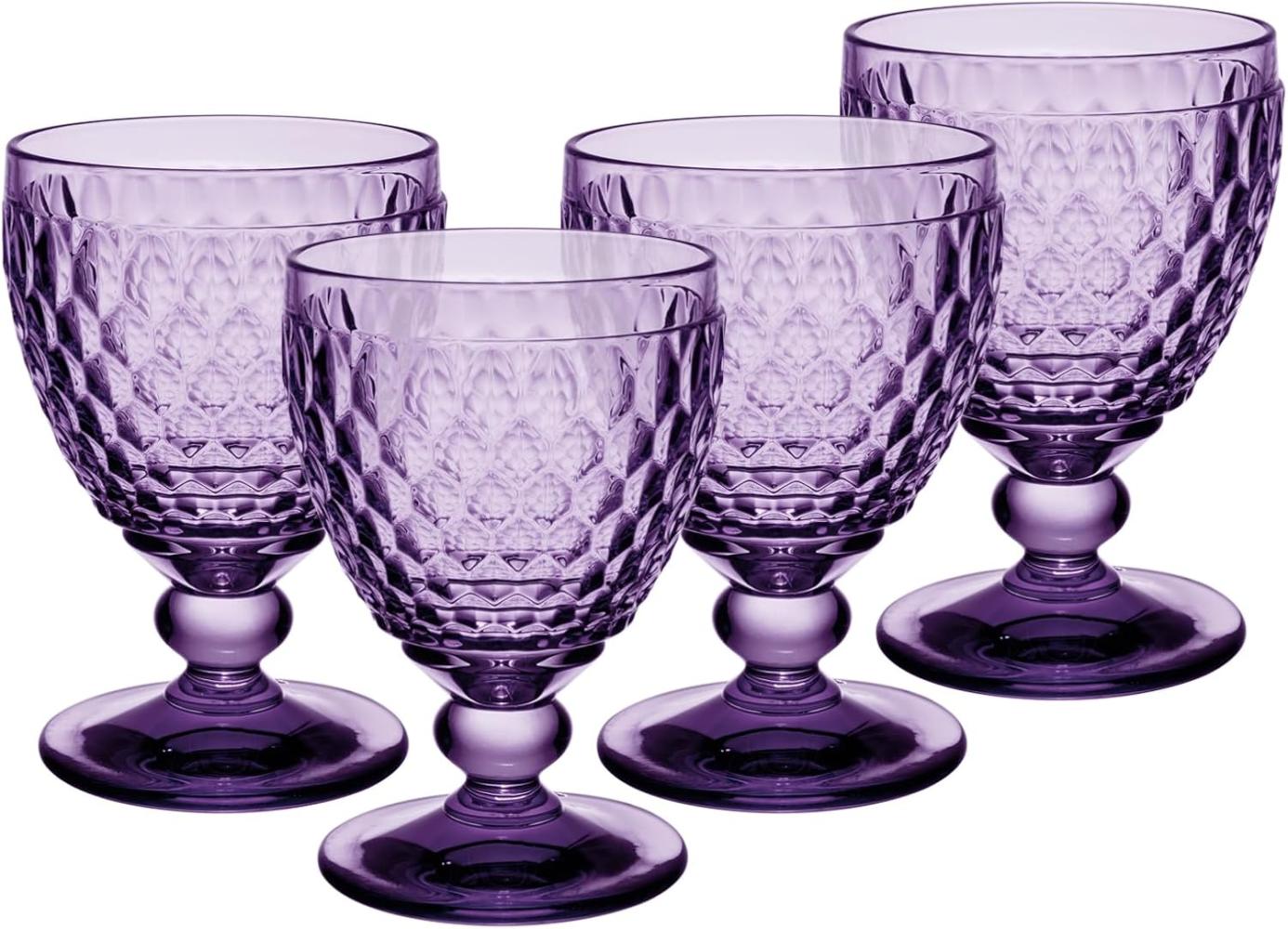 Villeroy & Boch Boston Coloured Wasserglas 400 ml Lavender 4er Set - A Bild 1