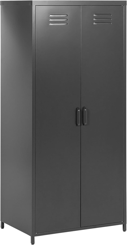Büroschrank VARNA Metall Schwarz Bild 1