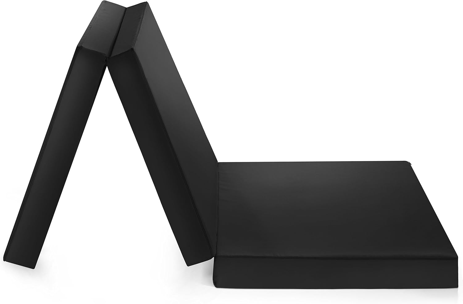 Badenia Gästematratze, 3-teilige Klappmatratze, 190x60 cm, schwarz Bild 1