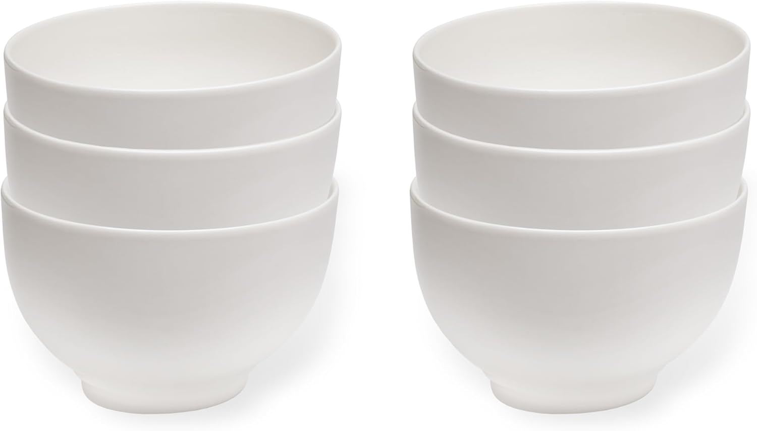 vivo Villeroy & Boch Group Geschirr-Set Basic White Bol-Set, 6-teilig EC (6-tlg), 6 Personen, Porzellan Bild 1