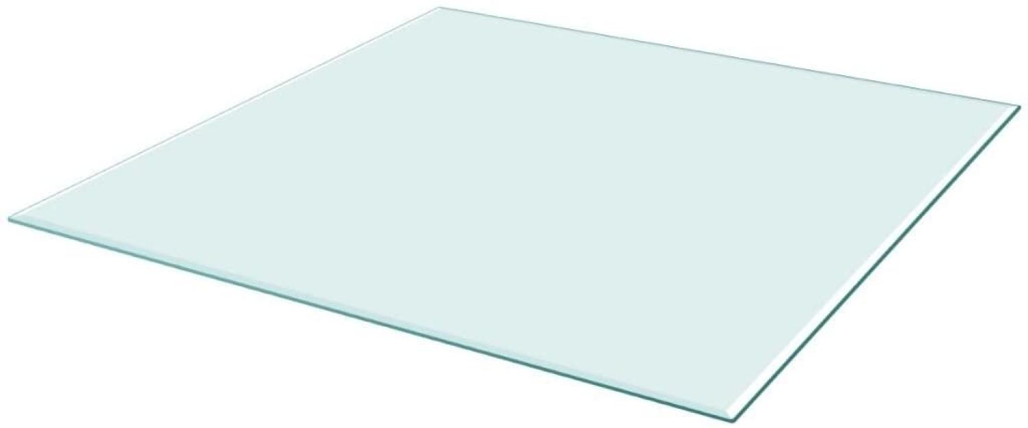 vidaXL Tischplatte aus gehärtetem Glas quadratisch 800x800 mm 243632 Bild 1