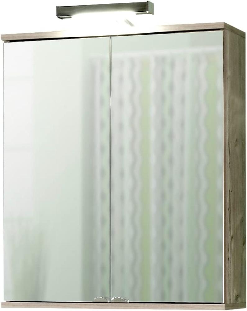 Schildmeyer Spiegelschrank 120052 Isola, 60x16x77 cm, silberifchte Dekor Bild 1