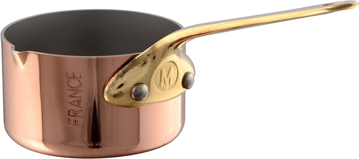 Mauviel Saucepan with spout mini 5 cl 5 cm Copper/Brass Bild 1