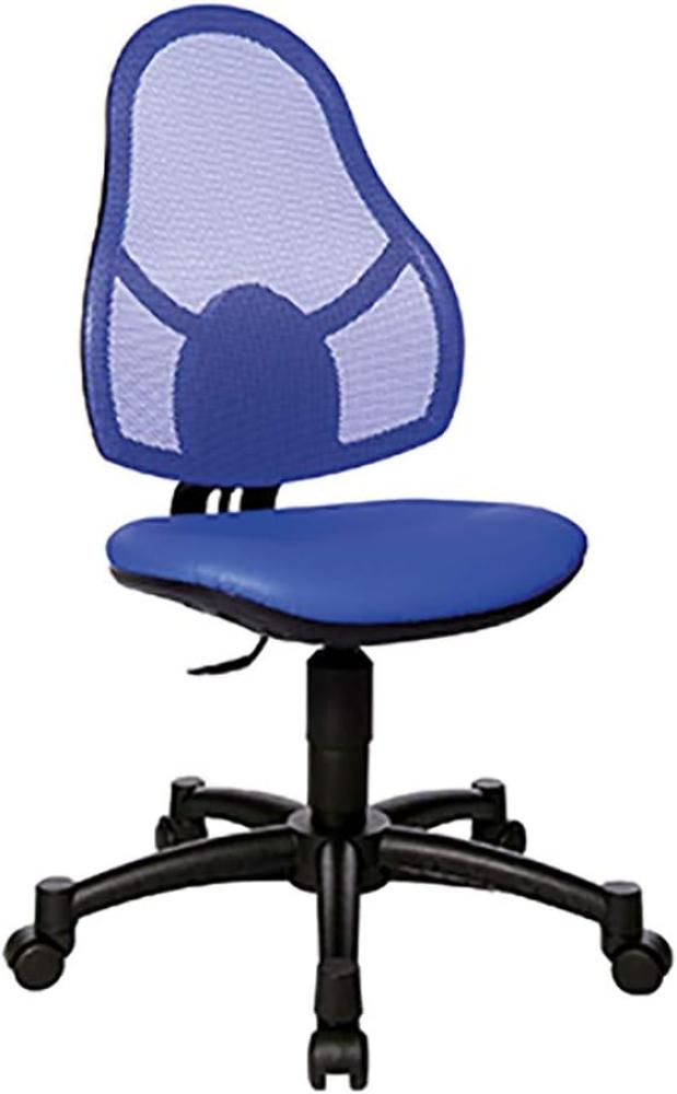 TOPSTAR Open Art Junior, Gepolsterter Sitz, Netz-Rückenlehne, Blau, Blau, Schwarz, 5 Rad/Räder Bild 1