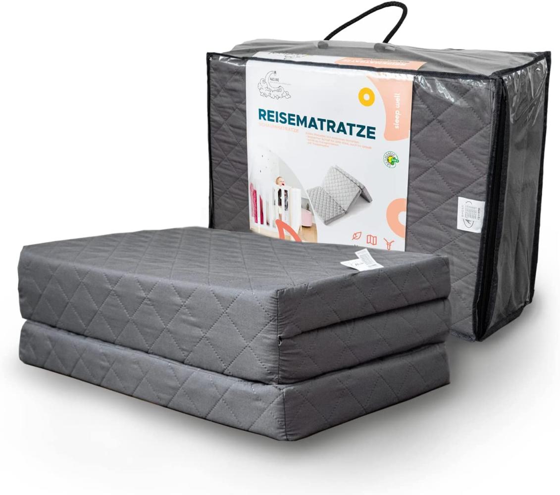Reisematratze TO-GO Premium 60x120 cm schwarz Bild 1