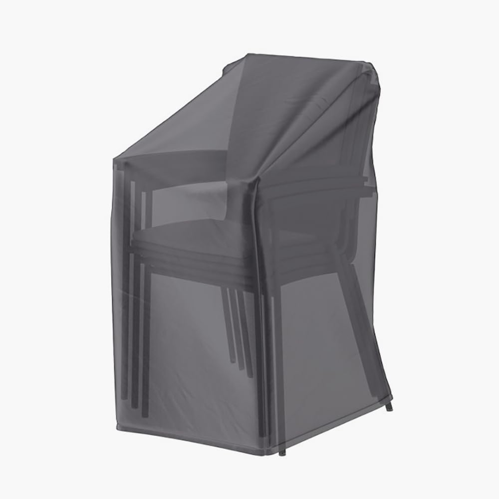 AeroCover Schutzhülle für Stapelsessel Stapelstühle 67x67xH80/110 cm Schutzhaube Sesselabdeckung Bild 1