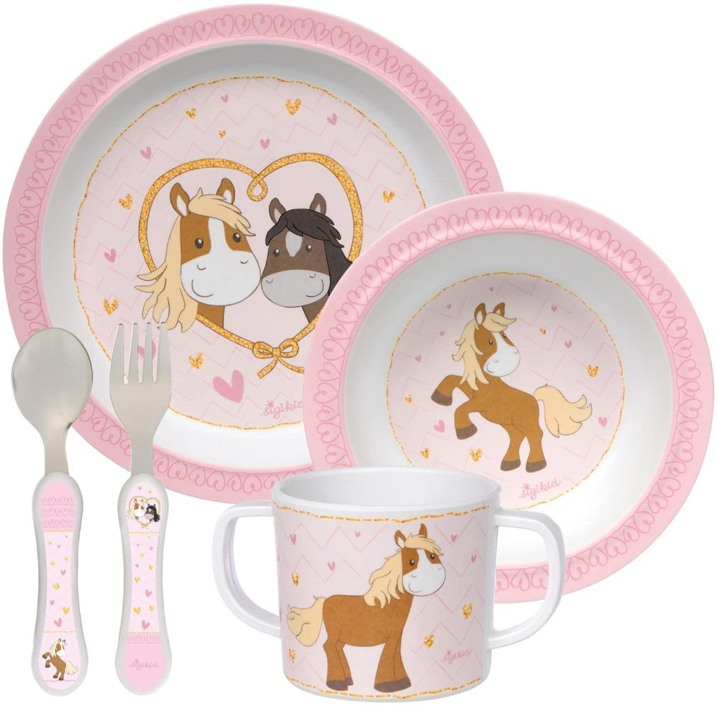 Sigikid Kindergeschirr Set Pony Love 5 tlg. - A Bild 1