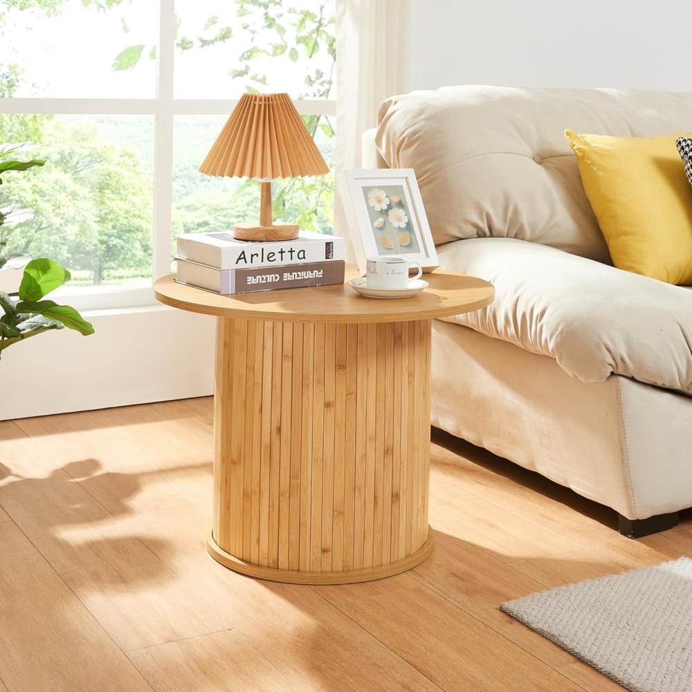 Beistelltisch Ledepid 45xØ60 cm Natur [en. casa] Bild 1