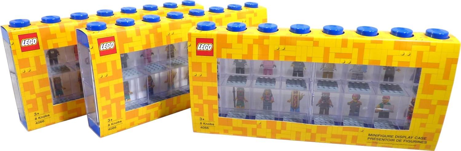 LEGO Vitrine 16 Minifiguren 38x19 cm Polypropylen blau Bild 1