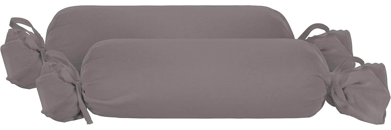 biberna Feinjersey-Spannbetttuch 0077144, silbergrau, 2x 15x40cm Bild 1