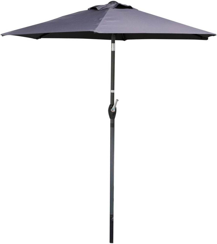 Sunnydays XL Sonnenschirm Standschirm Ø 200 cm 225165 anthrazit Bild 1