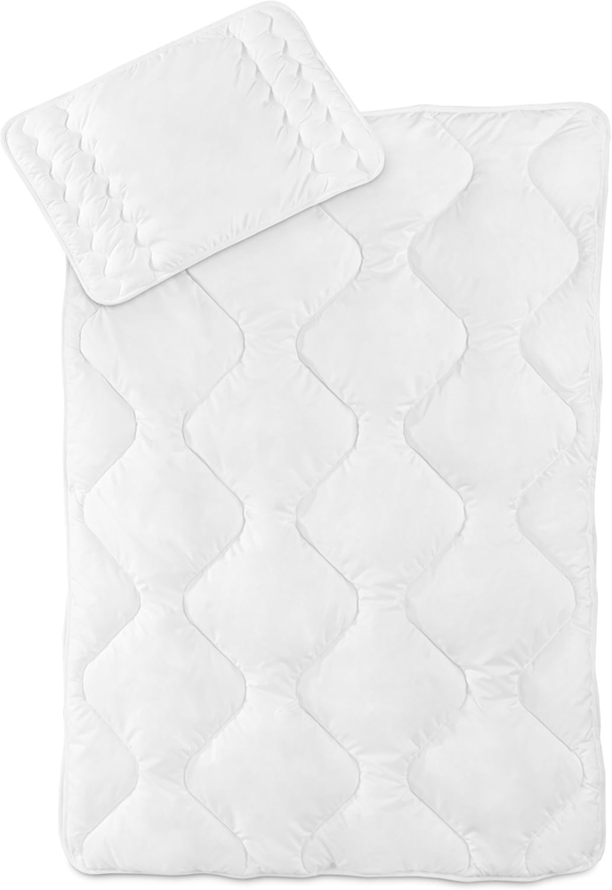 Traumnacht Kinderbettenset, 4-Jahreszeitendecke, 100x135 cm und Kopfkissen 40x60 cm, aus kuscheliger Mikrofaser, Öko-Tex zertifiziert, produziert nach deutschem Qualitätsstandard Bild 1