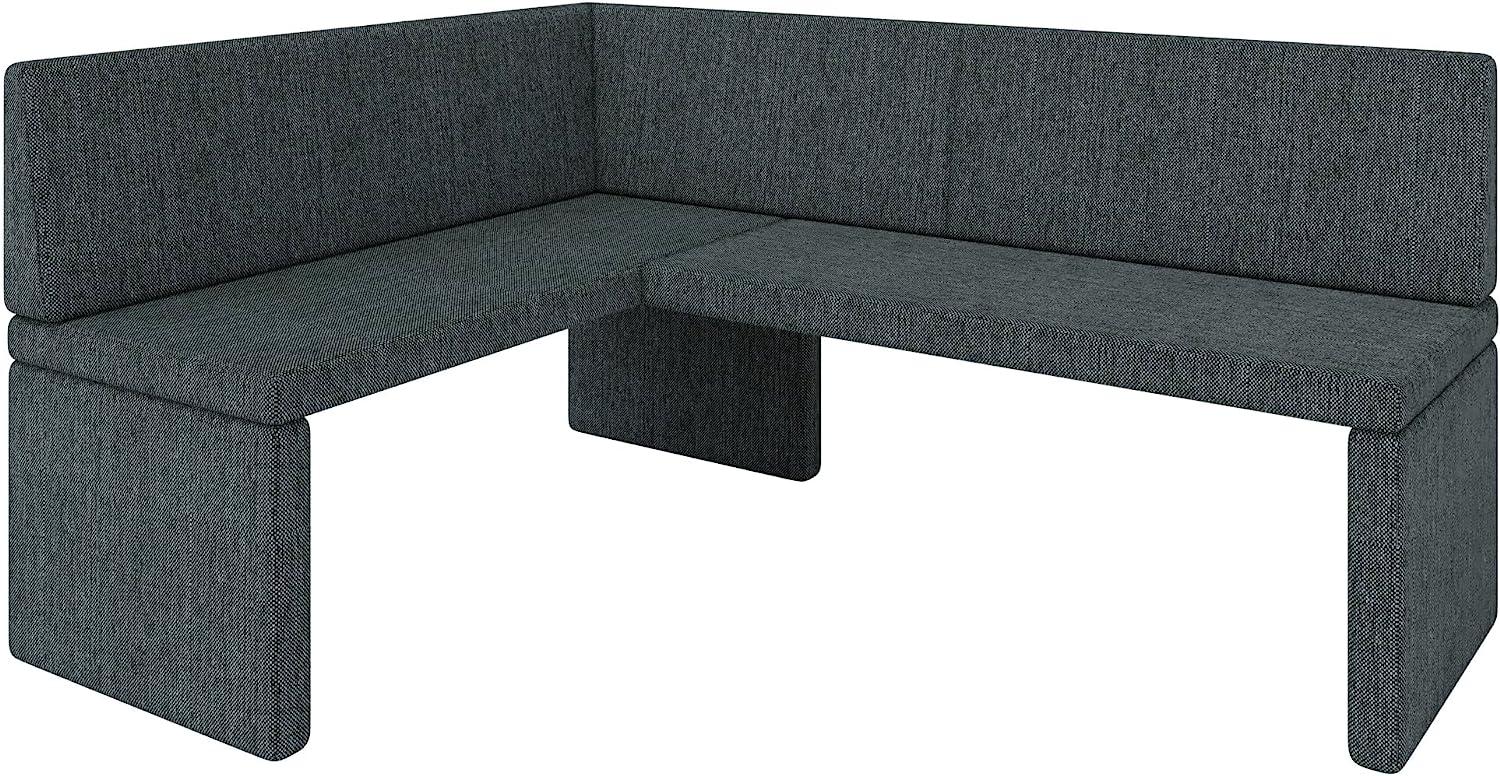 Eckbank Akiko Corner Bench - Eckbankgruppe für Ihrem Esszimmer, Küche modern, Sitzecke, Essecke. Perfekt für Küche, Büro und Rezeption. Solide und Starke Verarbeitung. (INARI 96, 128x168cm Links) Bild 1