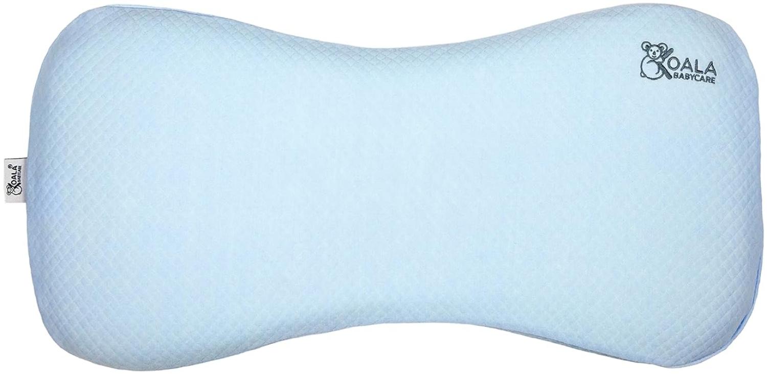 KOALA BABYCARE Babykissen Plagiozephalie bis 36 Monaten, abnehmbar für das Kinderbettchen. Hilft bei der Vorbeugung und Behandlung vom Plattkopfsyndrom, in Memory Foam - Registriertes Design KBC® Bild 1