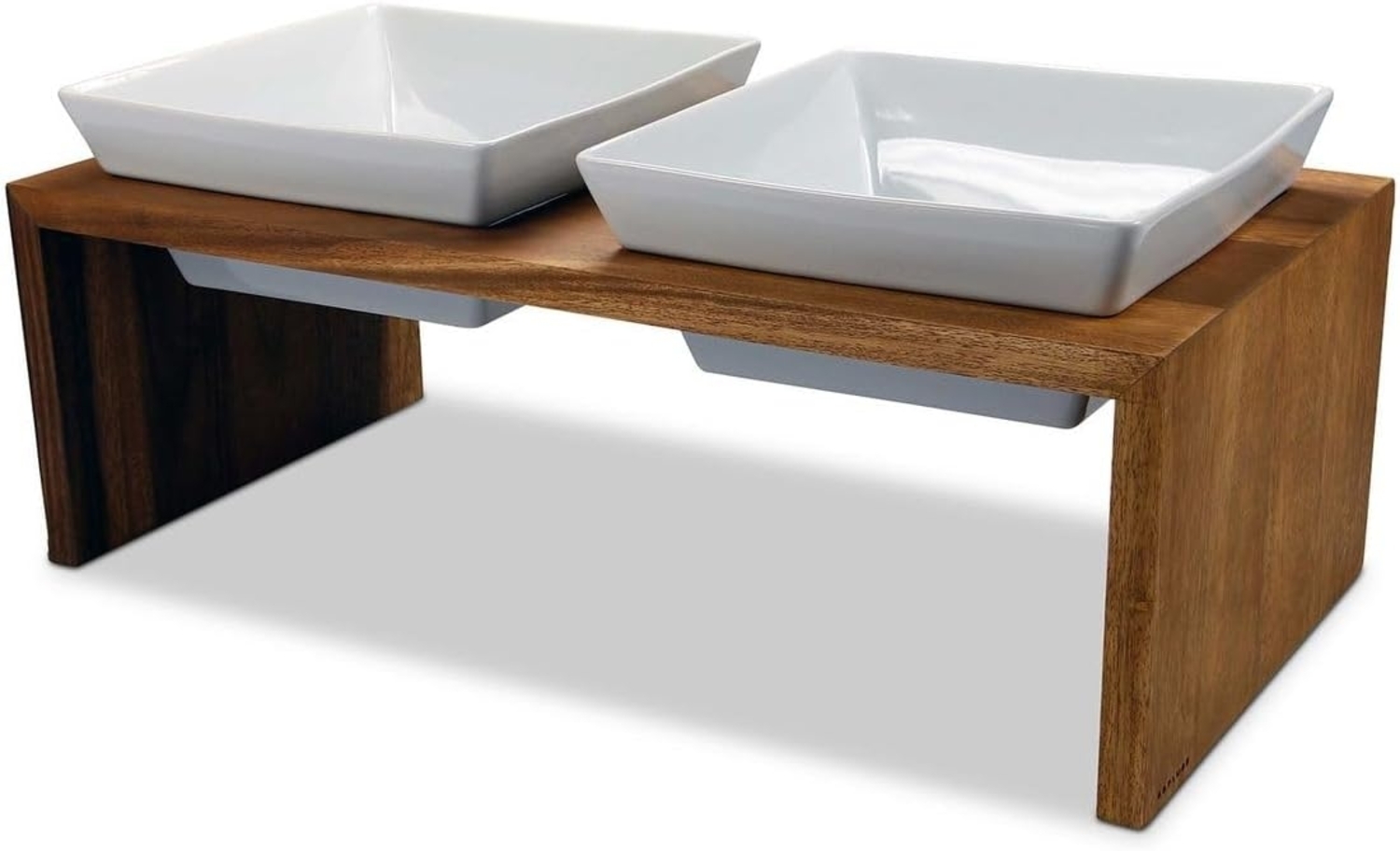 Doppelnapf Meshidai True Gr. XS teak 410561 Bild 1