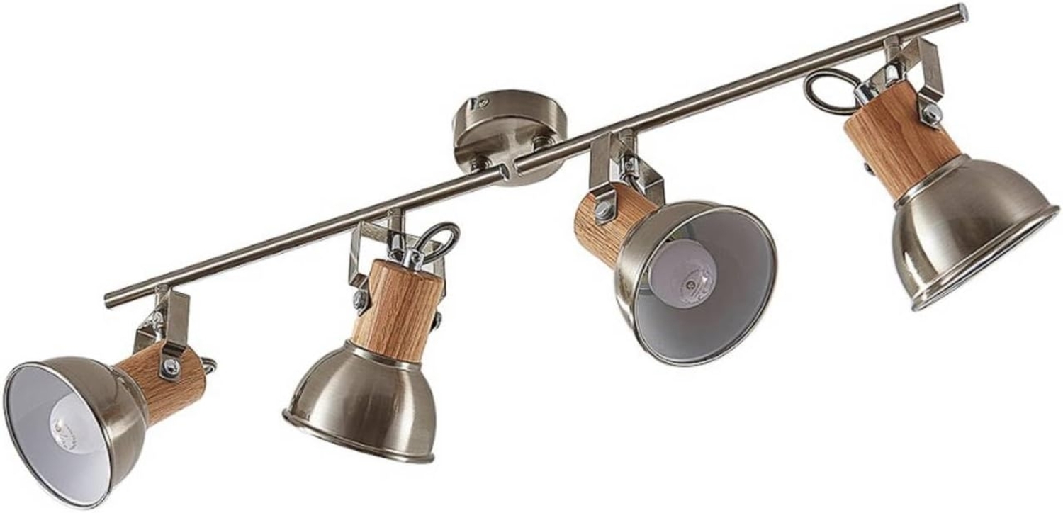 Lindby Deckenstrahler Dennis, Metall, Alu IP20, 4x8 W LED Bild 1