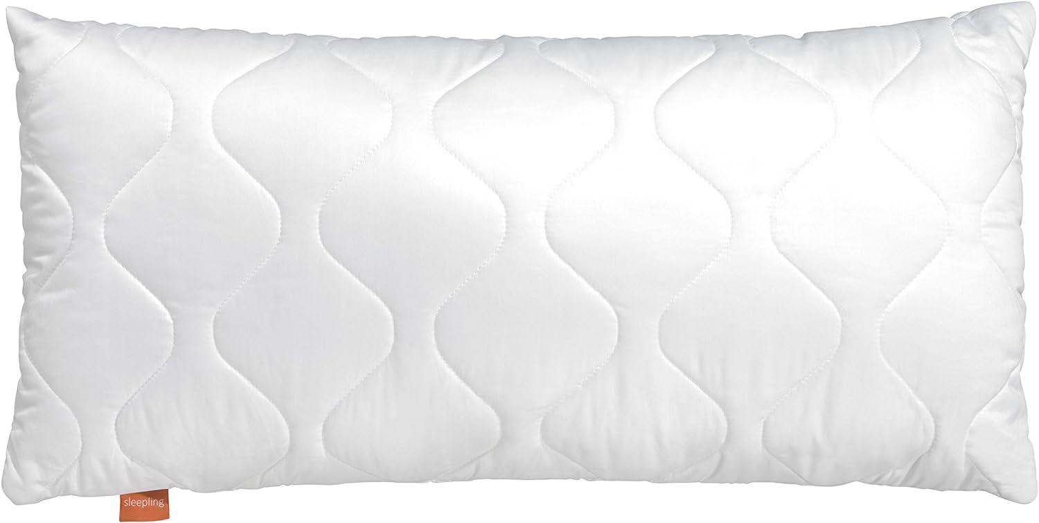 sleepling 2er Set 191120 Komfort 100 Kopfkissen Mikrofaser 40 x 80 cm, weiß Bild 1