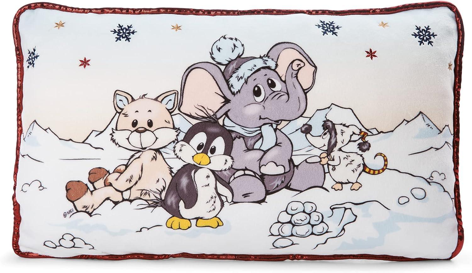 Nici 47293 Kissen Elefant, Pinguin, Schneefuchs rechteckig Bild 1