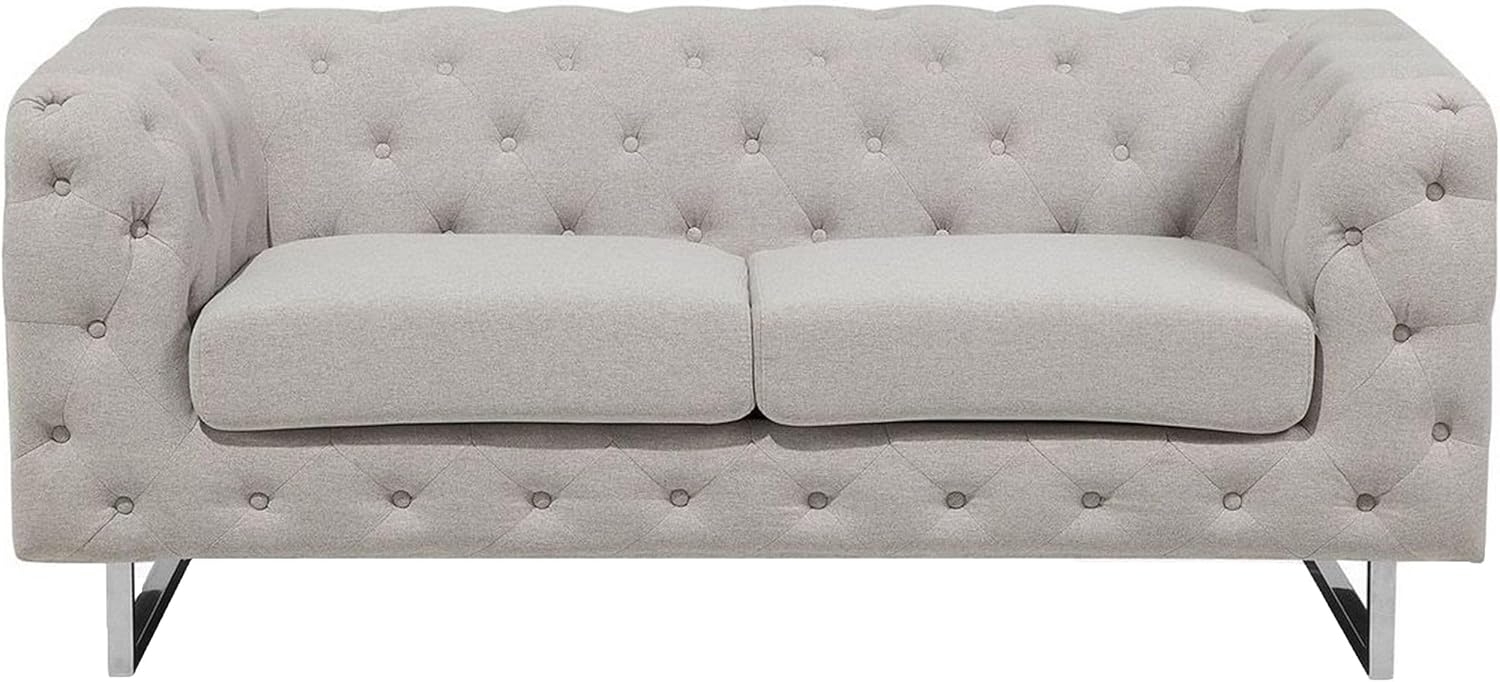 2-Sitzer Sofa Polsterbezug beige VISSLAND Bild 1