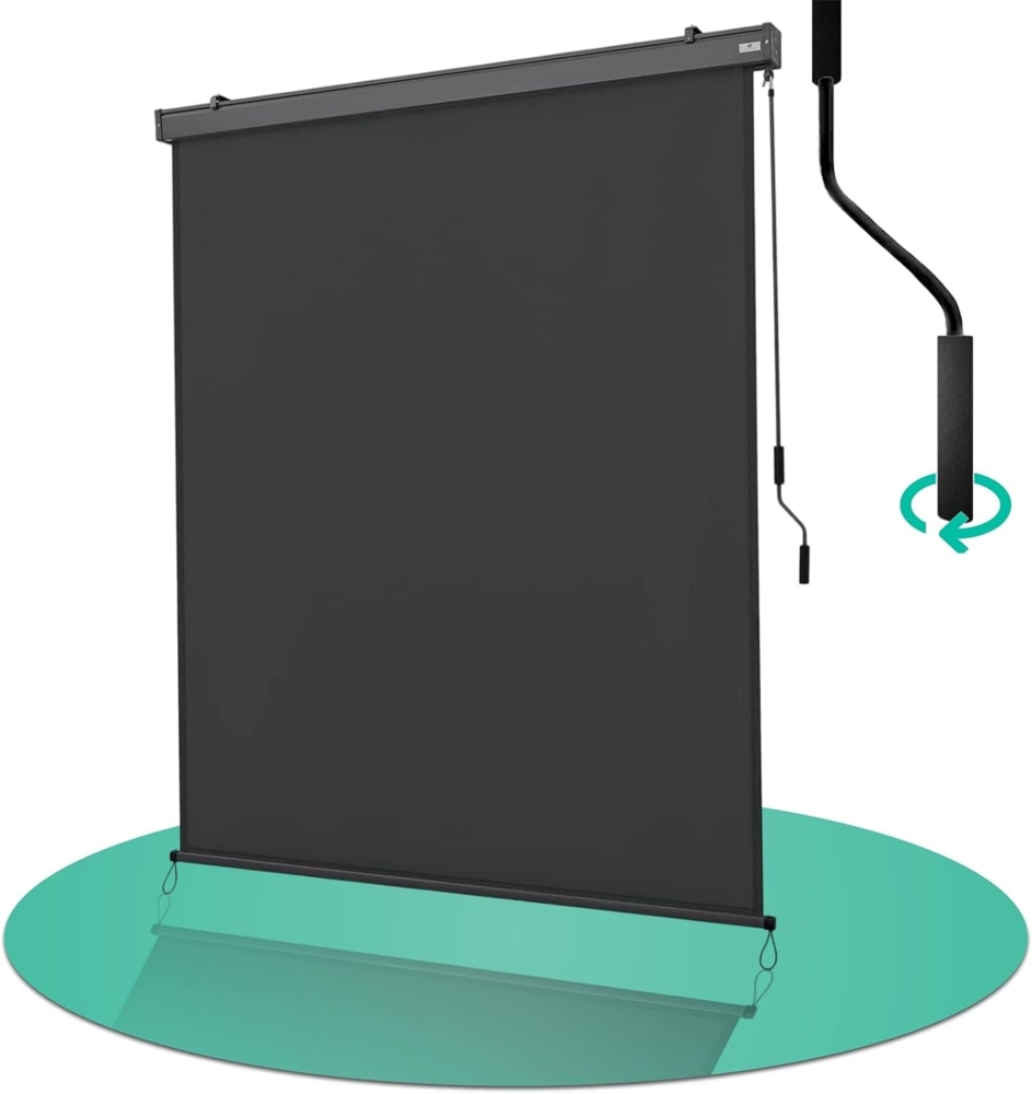 Strattore Ausziehbare Senkrechtmarkise / Vertikalmarkise 200 x 250 cm - Anthrazit Bild 1