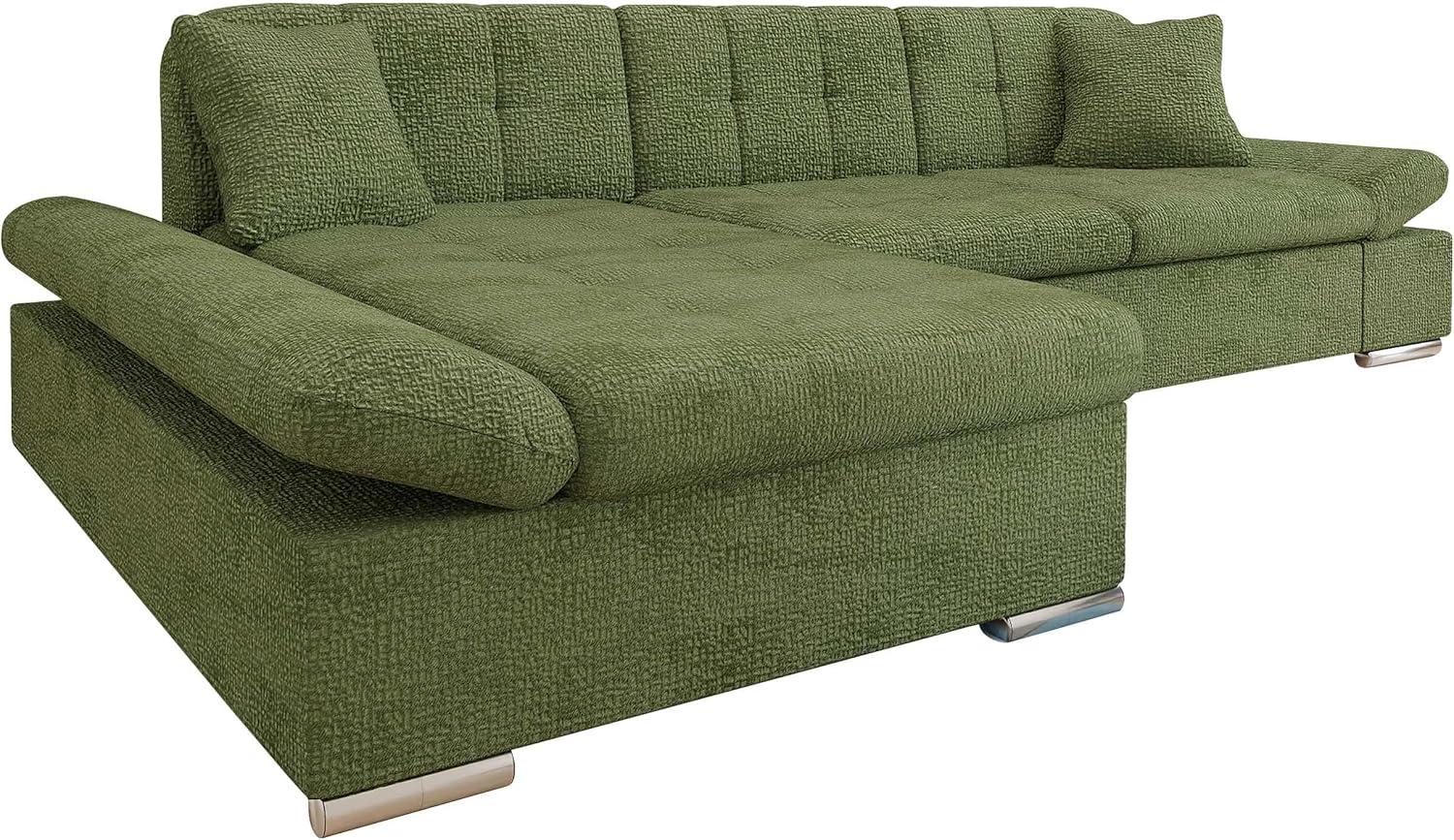 Ecksofa Montana Premium mit Regulierbare Armlehnen, L-Form (Farbe: Fragola 65, Seite: Links) Bild 1