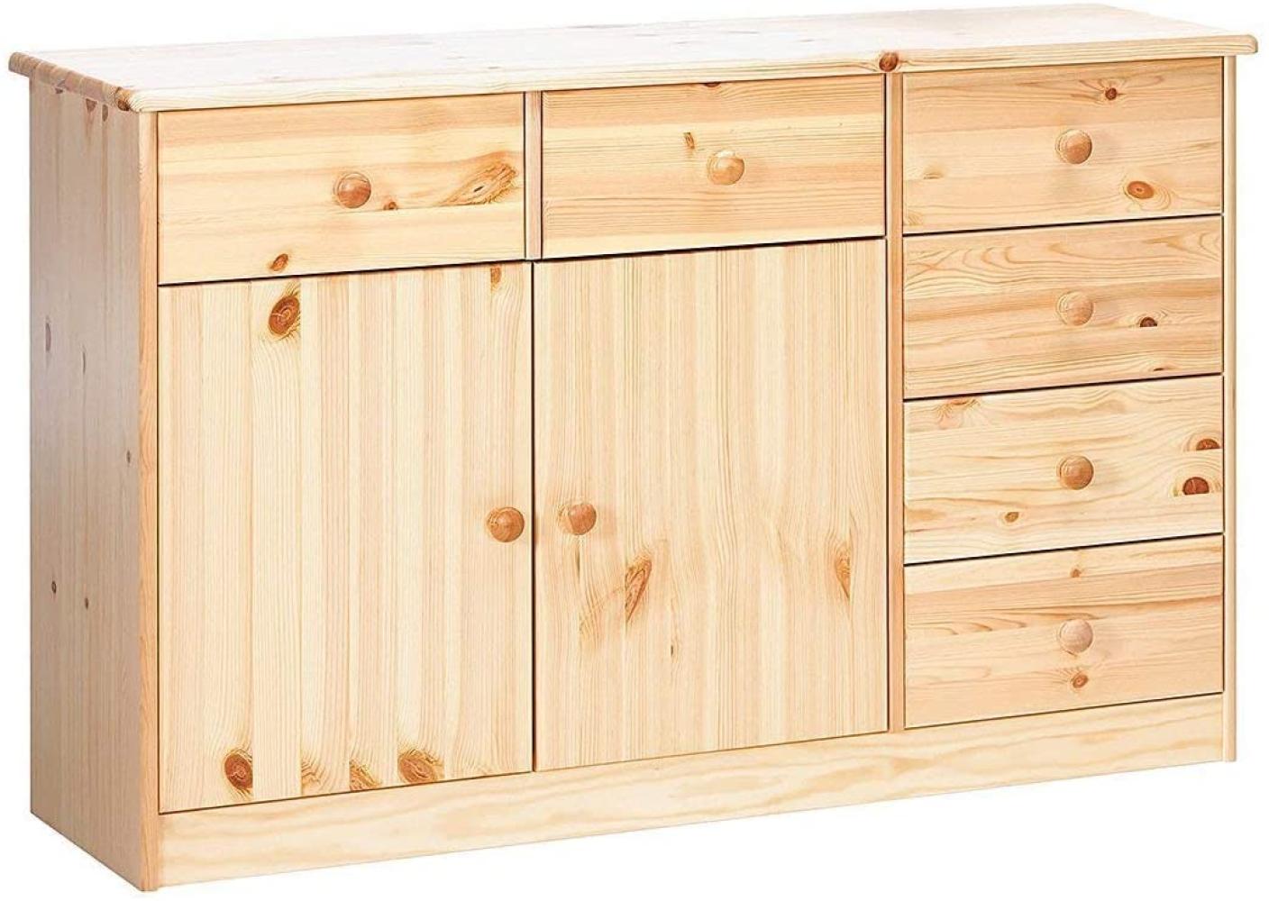 Erst-Holz 90. 50-26 Kommode Anrichte Kiefer natur 6 Schubladen, 2 Türen Bild 1