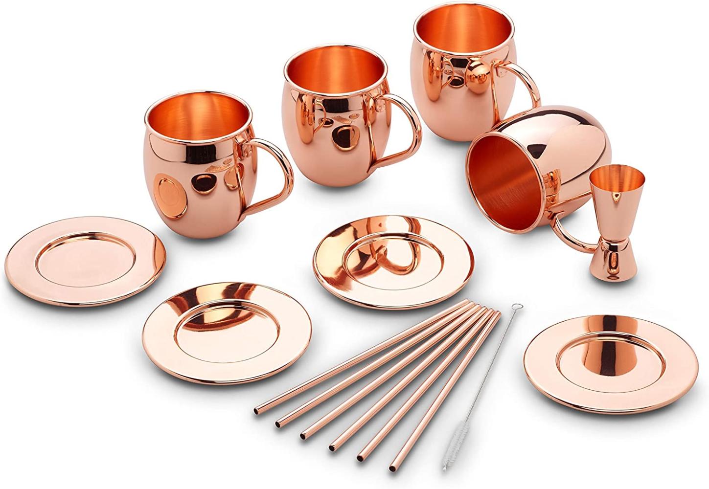 Echtwerk EW-MM-1714G MOSCOW MULE BECHER SET 13tlg MM-1714G Kupfer Bild 1