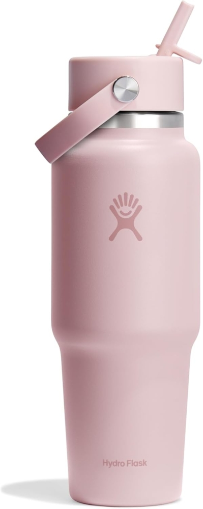 Hydro Flask Isolierflasche 32 Oz Travel Wide Flex Straw, TempShield® doppelwandige Vakuumisolierung Bild 1