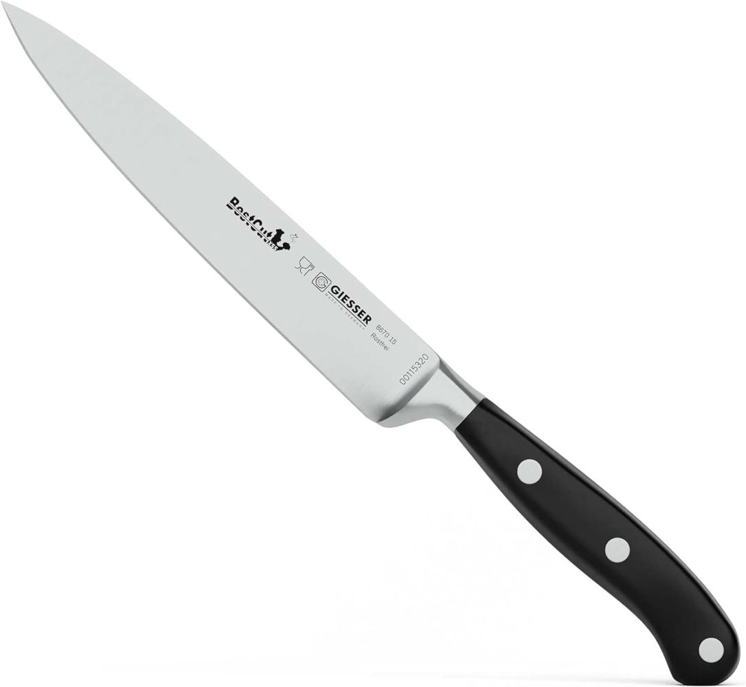 Giesser Best Cut Schwarz Tranchiermesser 15 cm Bild 1
