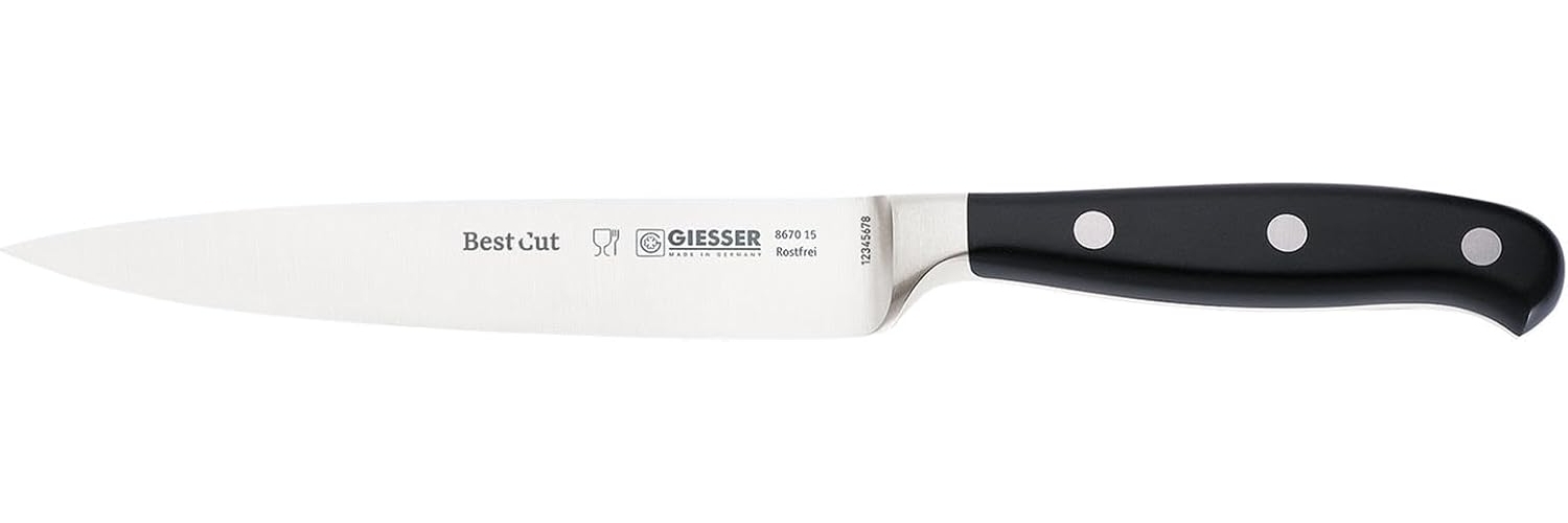 Giesser Best Cut Schwarz Tranchiermesser 15 cm Bild 1
