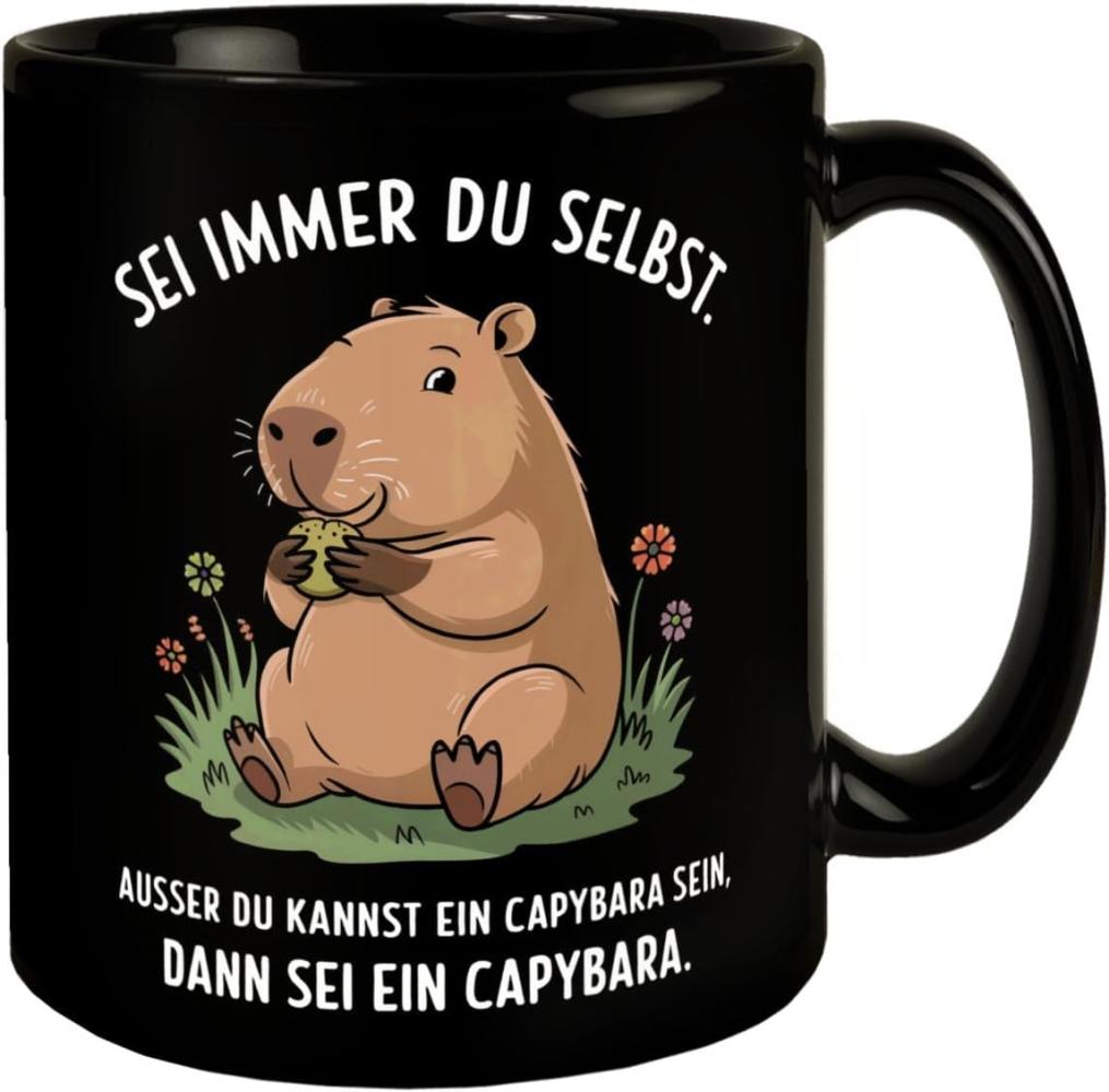 speecheese Tasse Capybara Motivation Tasse - sei immer du selbst Bild 1