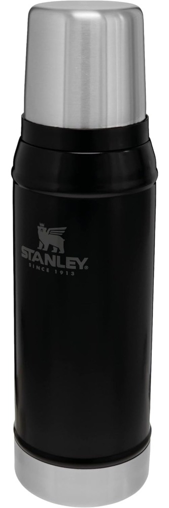 Stanley Classic Bottle S 0,75 L Matte Black Pebble Trinkflaschen Bild 1