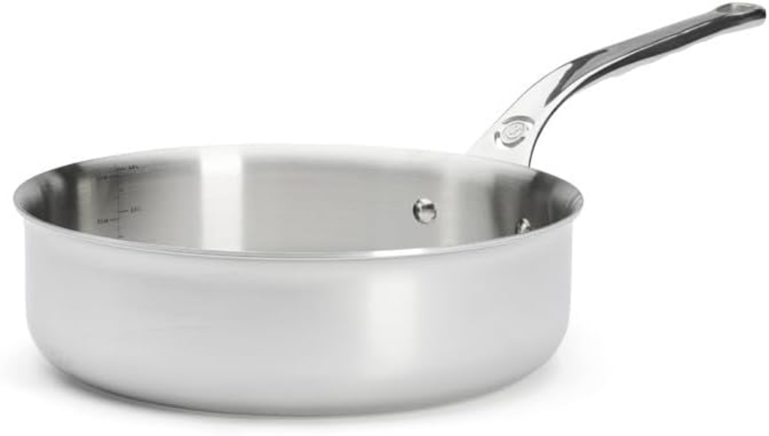 De Buyer Affinity Sauteuse Edelstahl gerade 24 cm Bild 1