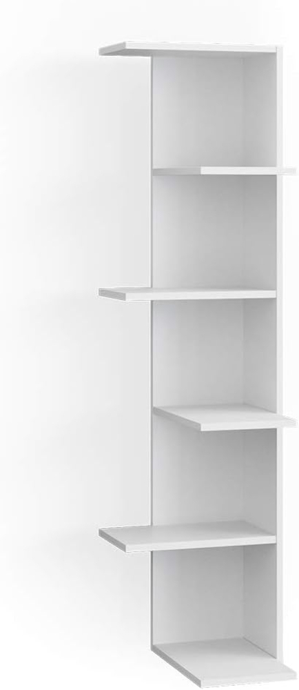 Eckregal Tera Weiß 37 x 140.1 cm Vicco Bild 1