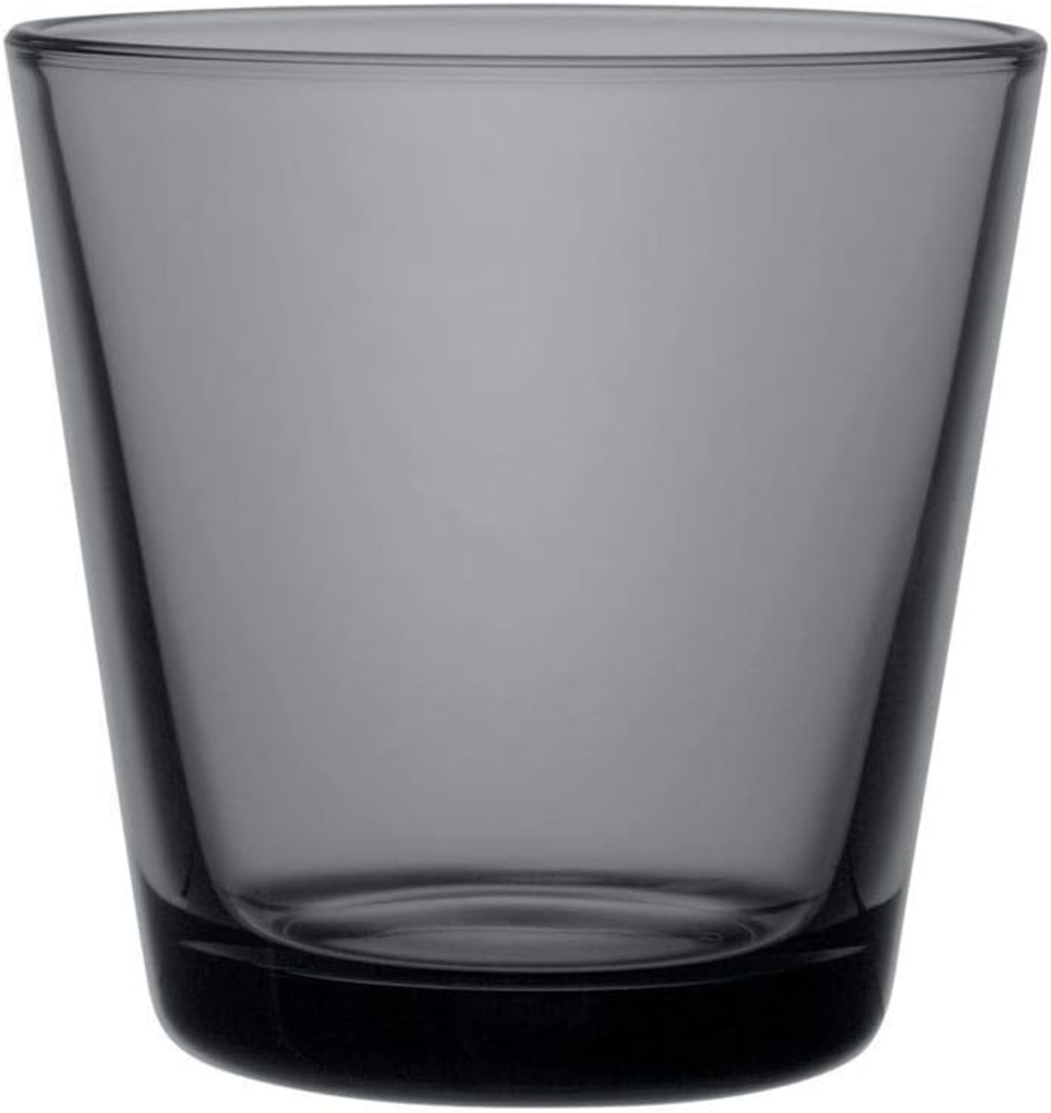 Iittala Kartio Glas - 21cl - Dunkelgrau - 2 Stück 1026780 Bild 1