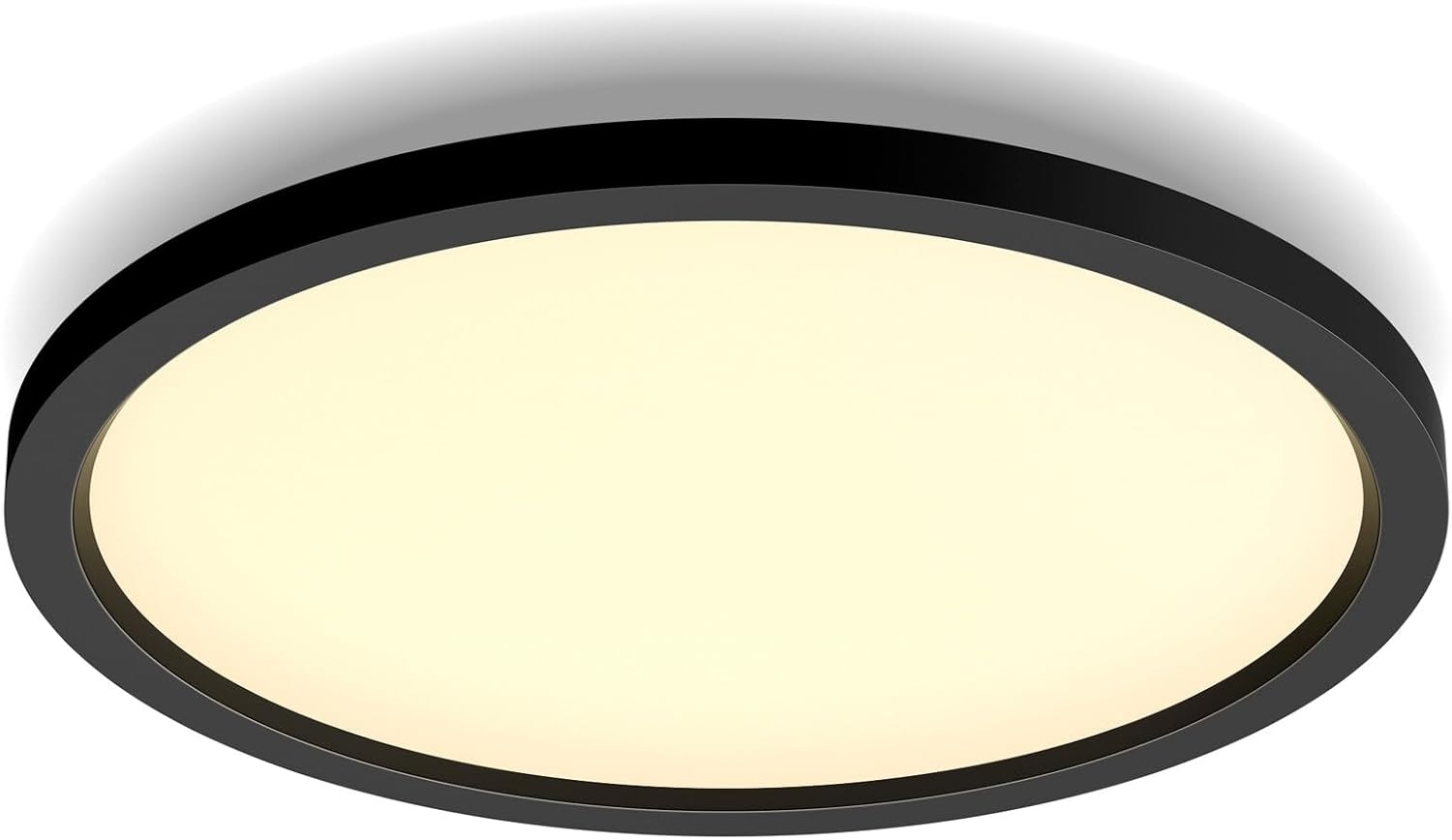 Philips Hue White Amb. Aurelle Panelleuchte rund Schw inkl DS Bild 1