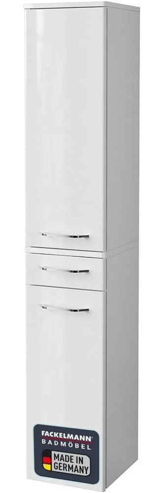 Fackelmann MILANO Hochschrank 30 cm, Weiß Bild 1