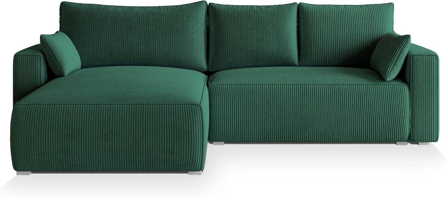 Masseno Ecksofa FORIL mit Schlaffunktion L-Form, Sofa mit Bettkasten Bild 1