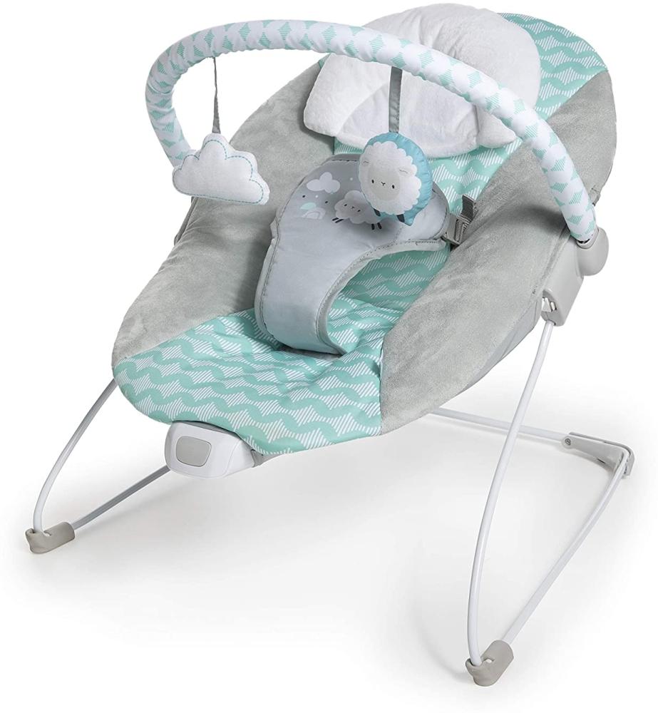 Ity Ingenuity, Bouncity Bounce, Goji, vibrierende Babywippe Deluxe mit abnehmbarer Kopfstütze, 2 Spielzeugen, maschinenwaschbarem Sitz- und Kopfpolster Bild 1