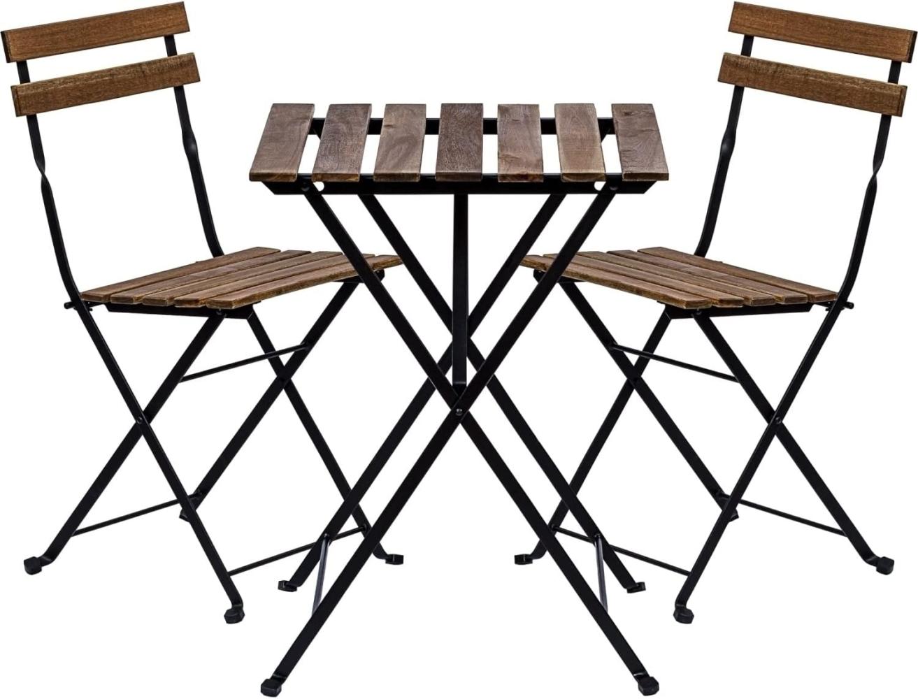 STILISTA® Bistro-Set 3-teilig, FSC®-zertifiziertes Akazienholz Bild 1