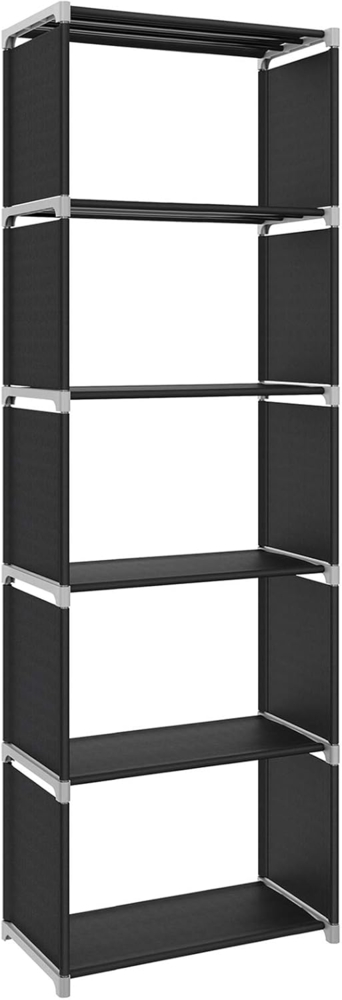 SONGMICS Standregal LSN15H, Standregal BÜcherregal Lagerregal Regale, schwarz Bild 1