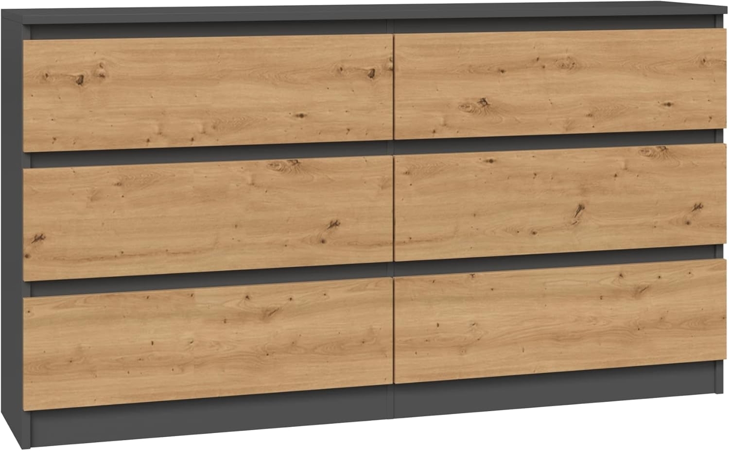 ibonto Kommode Multifunktionales Sideboard für Wohnzimmer, Schlafzimmer Kommode Bild 1