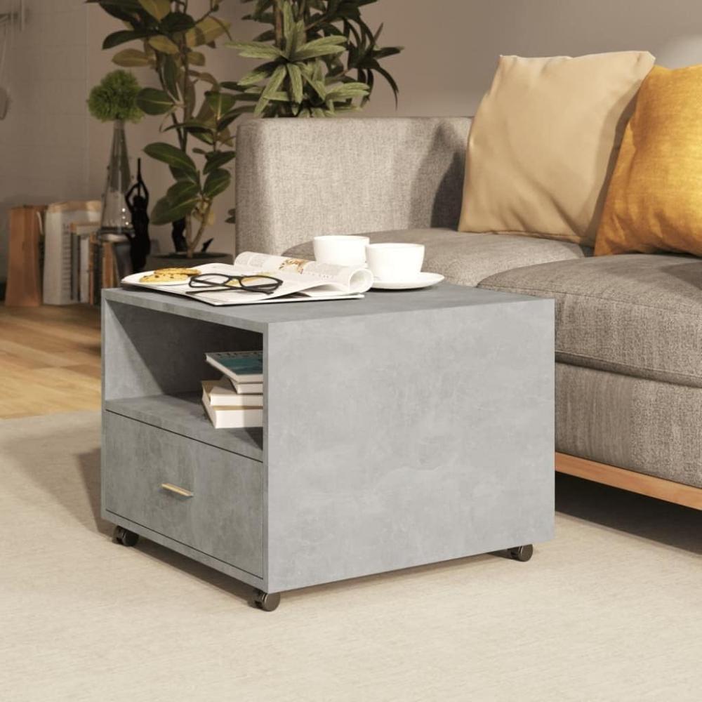 vidaXL Couchtisch Betongrau 55x55x40 cm Holzwerkstoff 810930 Bild 1