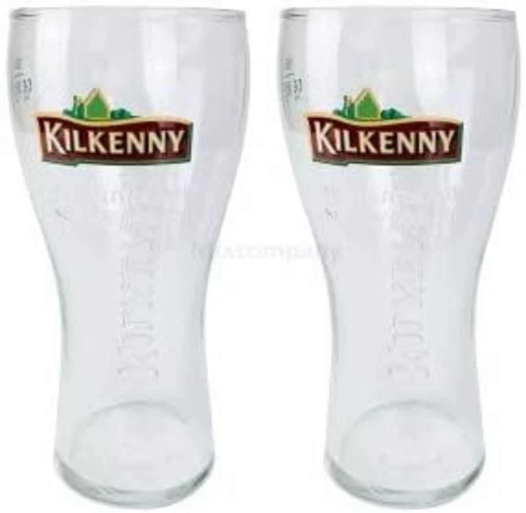 Kilkenny Bier Bierglas Glas GläserSet - 2x Biergläser 0,5l geeicht Bild 1