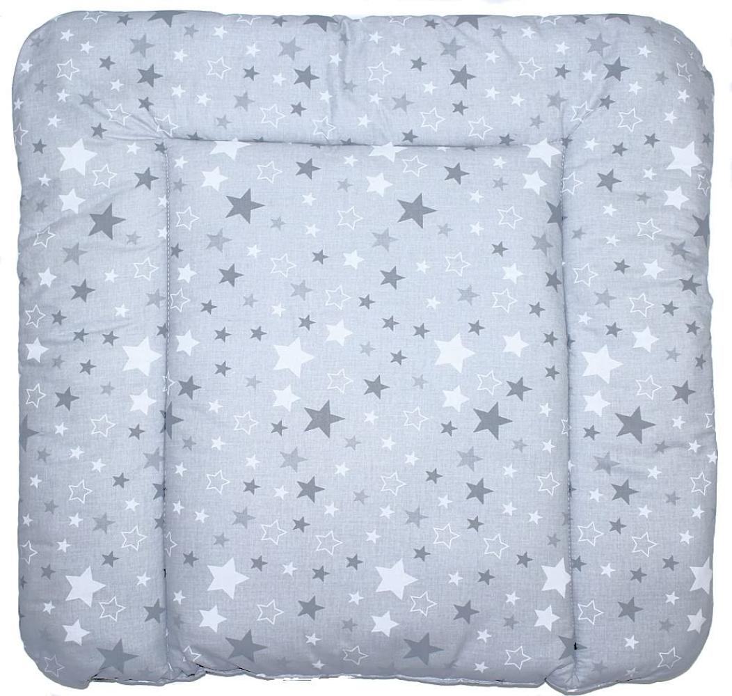 Baby Auflage Wickelauflage - Star Dunkel - 70x50 cm 70x70 cm 70x85 cm Wickeltischauflage (70x70 cm) Bild 1