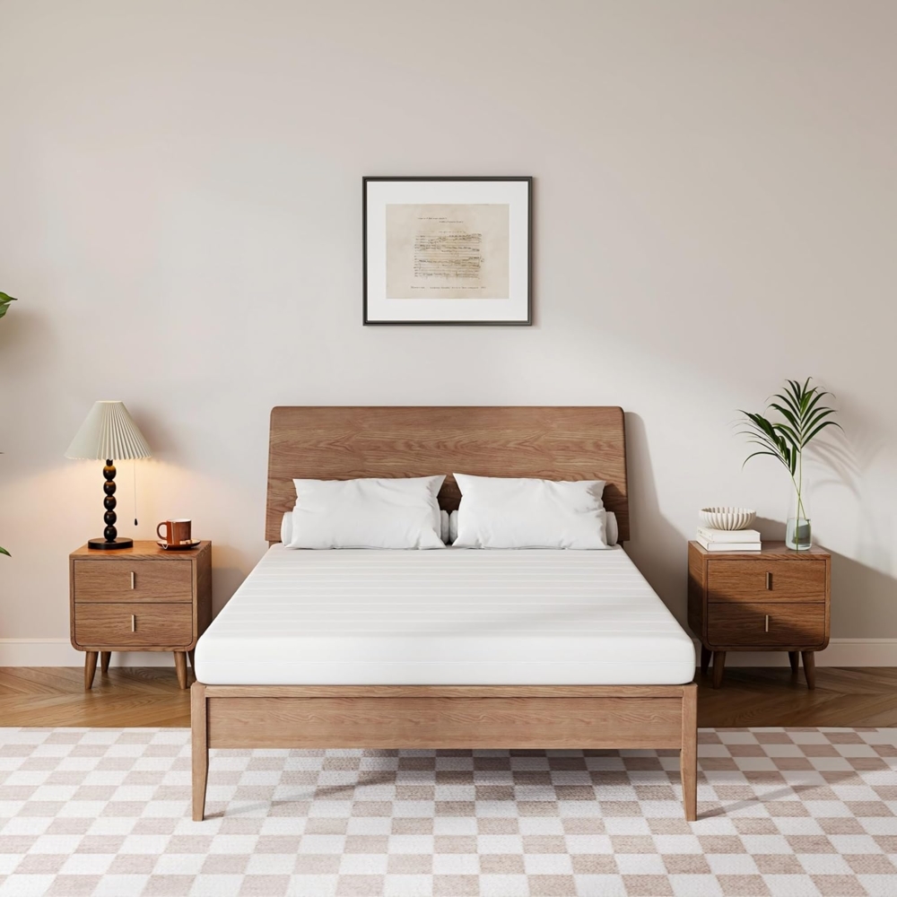 EGO HOME Schaumstoffmatratze 160x190 cm Ergonomische 7-Zonen Matratze Härtegrad H2 mit Abnehmbarem und Waschbar Bezug Komfortschaummatratze Öko-Tex CertiPUR Rollmatratze Höhe 13cm, 160x190 cm Bild 1