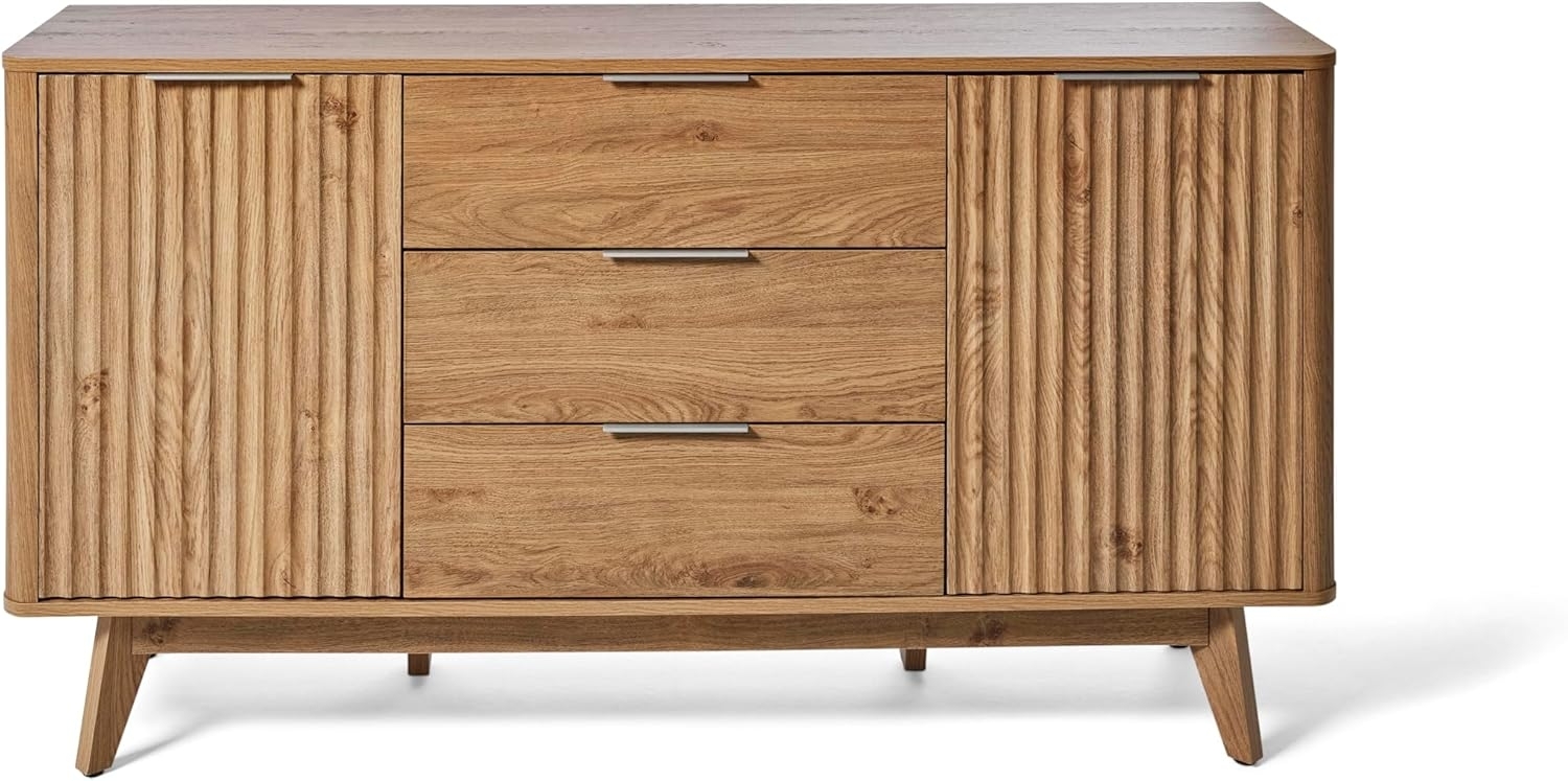 Jahnke Sideboard, Engineered Wood, Montana Eiche Nb, One Size Bild 1