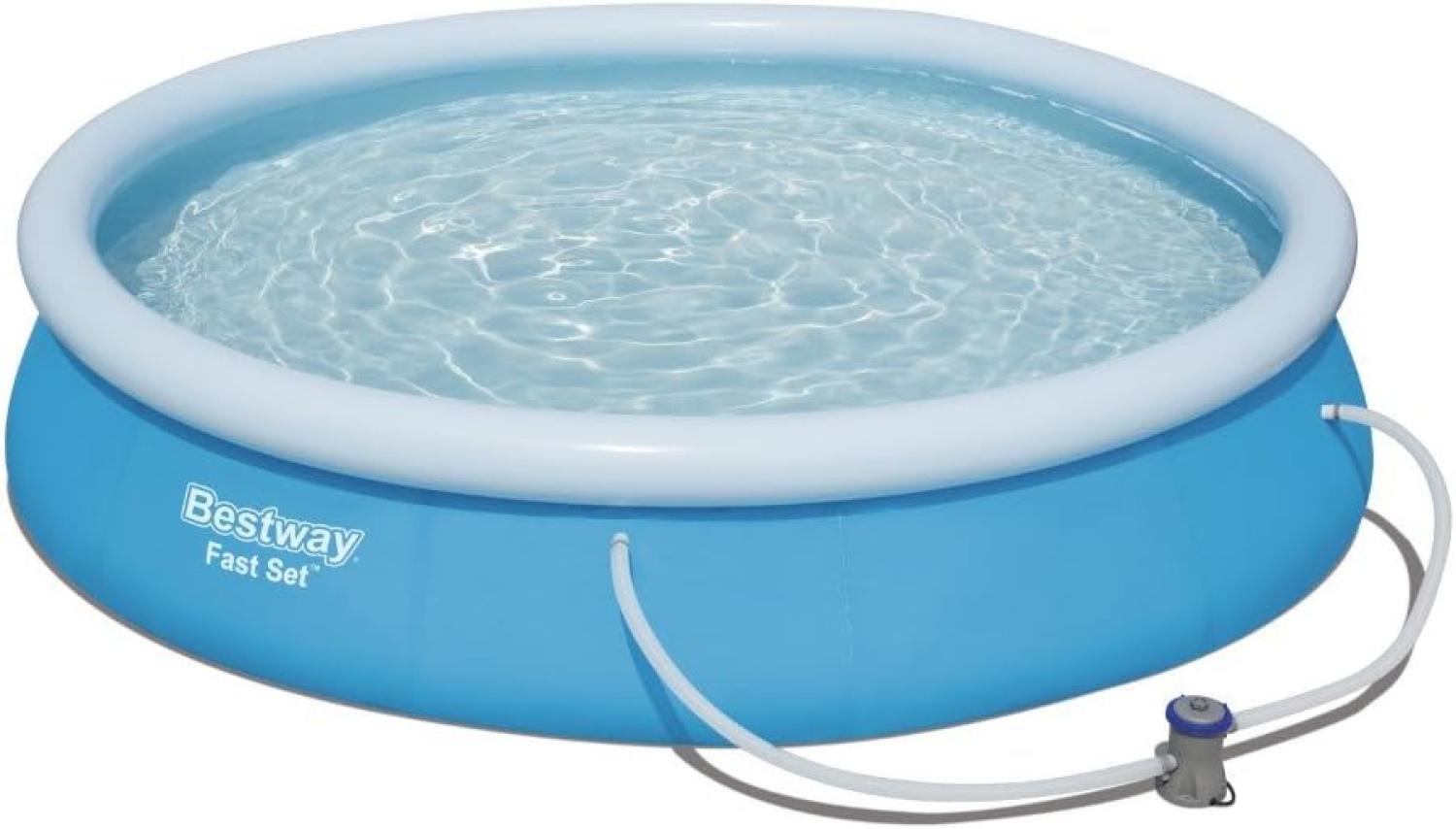 Bestway Fast Set Pool Set Ø366x76cm mit Filterpumpe Bild 1